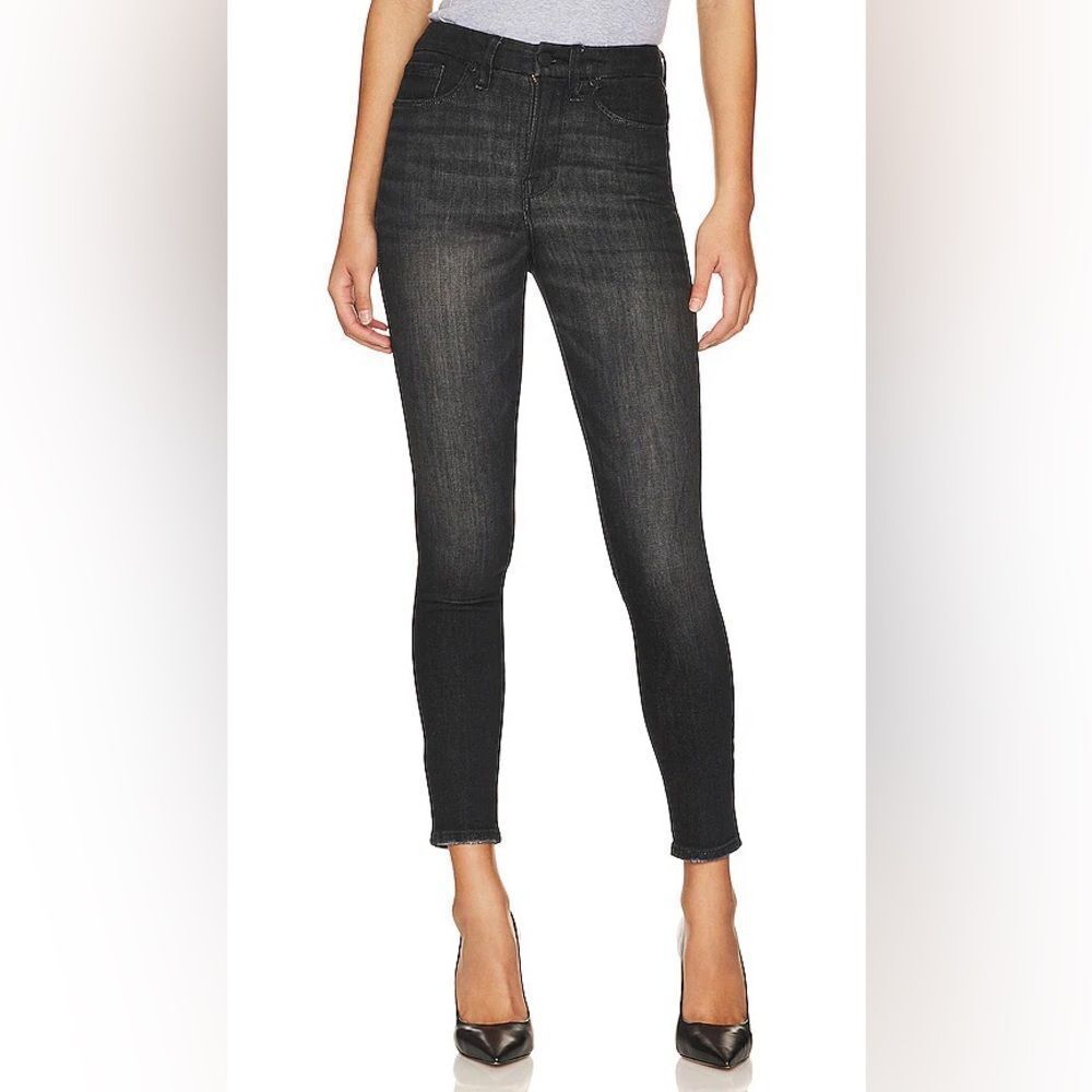 GOOD AMERICAN‎ Good Legs Black Skinny Jeans High Rise Sculpting Size 0 25 New